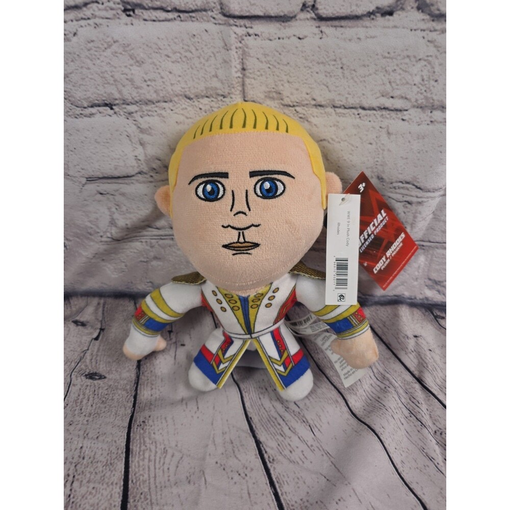 WWE Wrestling Cody Rhodes Plush Exclusive Official Licensed‎ Stuffed Figure NEW